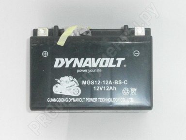 Аккумулятор DDE 12V/12Ah 6-MF-12 (MGS12-12A-BS-S) (+) слева  (150х85x130) для GG/GP/DPG  (UP188) бензиновые двигатели 029960200100